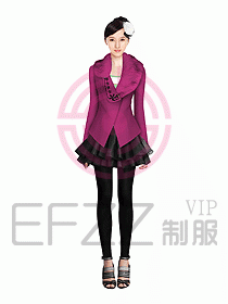 珠寶營業(yè)員制服設(shè)計(jì)圖947