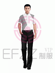 酒店部門經(jīng)理西服設(shè)計圖207