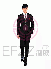 酒店部門經(jīng)理西服設(shè)計(jì)圖228