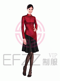 中餐服務(wù)員制服設(shè)計(jì)圖1027