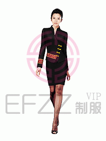 中餐服務(wù)員制服設(shè)計(jì)圖1018