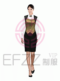 西餐服務(wù)員制服設(shè)計(jì)圖648