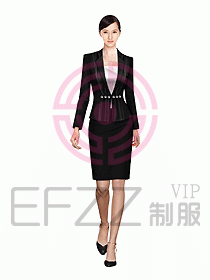 酒店經理職業裝西服256