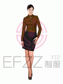 女職業(yè)裝長袖襯衫設(shè)計圖102