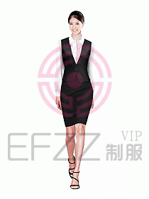 女職業(yè)裝馬夾設(shè)計圖194