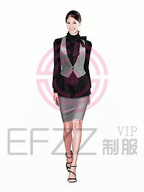 女職業(yè)裝馬夾設(shè)計圖197