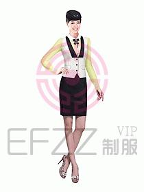 空姐服裝設計效果圖371