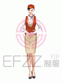 空姐服裝設(shè)計效果圖383