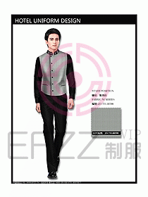 中餐服務(wù)員服裝設(shè)計效果圖1076