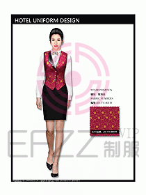 西餐服務(wù)員制服設(shè)計效果圖712