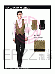 西餐服務(wù)員制服設(shè)計效果圖715