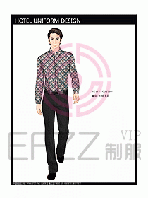 酒店行政管理制服設(shè)計效果圖300