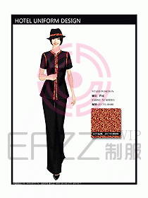 酒店門童制服設(shè)計效果圖662