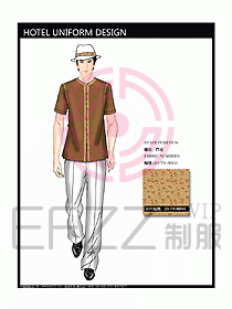 酒店門童制服設(shè)計效果圖668