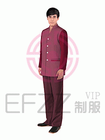 酒店客服服務員制服設計效果圖284
