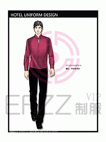 酒店西餐服務(wù)生制服設(shè)計圖729