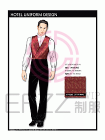 酒店西餐服務(wù)生制服設(shè)計圖742