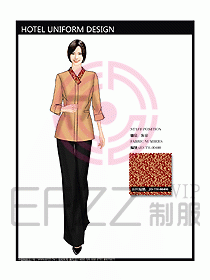 酒店客服服務員制服設計圖313
