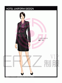前臺(tái)服務(wù)生制服設(shè)計(jì)效果圖449