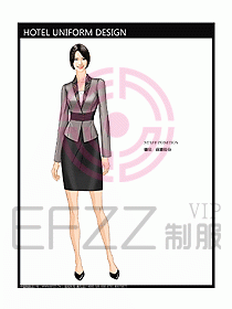 前臺服務(wù)生制服設(shè)計(jì)效果圖471