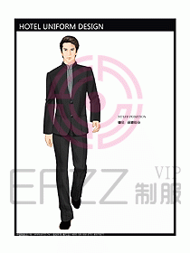 前臺服務(wù)生制服設(shè)計效果圖474