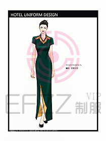 酒店中餐領(lǐng)班制服設(shè)計圖092