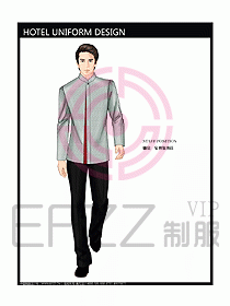 酒店中餐服務(wù)員制服設(shè)計圖1222