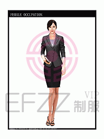 女時尚秋冬職業(yè)裝設計圖653