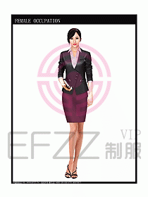 女時尚秋冬職業裝設計圖659