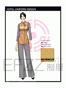 酒店客房服務(wù)員制服設(shè)計324
