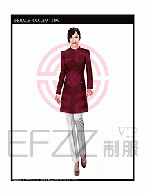 女職業(yè)裝大衣設計圖063
