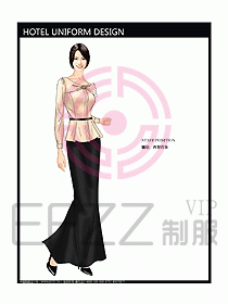 西餐咨客制服設計圖324