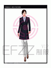 女職業(yè)裝大衣設(shè)計圖069