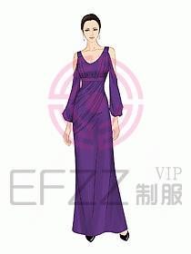 KTV夜總會(huì)咨客禮儀服裝202