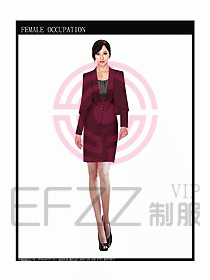商城營業(yè)員服裝設(shè)計圖967