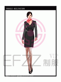 商城營業(yè)員服裝設計圖968