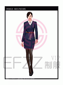 時(shí)尚職業(yè)女西服設(shè)計(jì)圖708