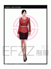 時尚職業女西服設計圖742