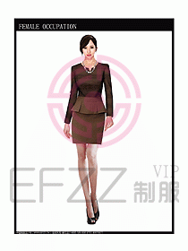 時尚職業女西服設計圖762