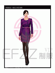 時尚職業女西服設計圖772