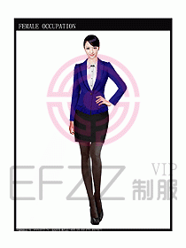 時尚職業(yè)女西服設(shè)計圖781