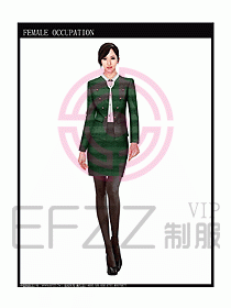 時尚職業(yè)女西服設(shè)計(jì)圖783
