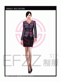 時尚職業女西服設計圖791