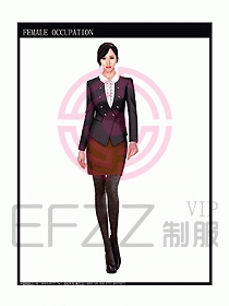 時尚職業(yè)女西服設(shè)計圖821