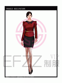時尚職業女西服設計圖840