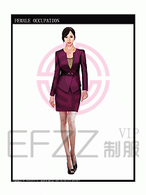 時尚職業女西服設計圖844