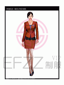 時尚職業女西服設計圖846