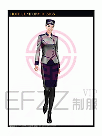 酒店門(mén)童制服設(shè)計(jì)圖723