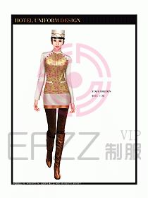 酒店行李生制服設計圖764