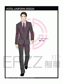 酒店大堂制服設計圖513
